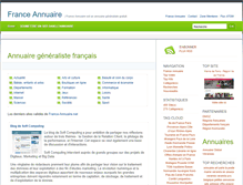 Tablet Screenshot of france-annuaire.net